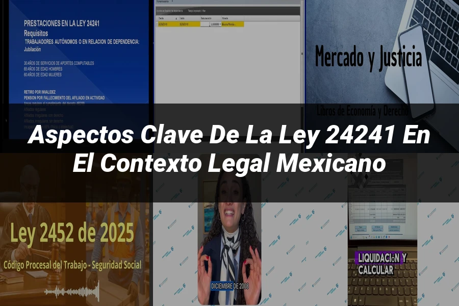 "Aspectos clave de la ley 24241 en el contexto legal mexicano"