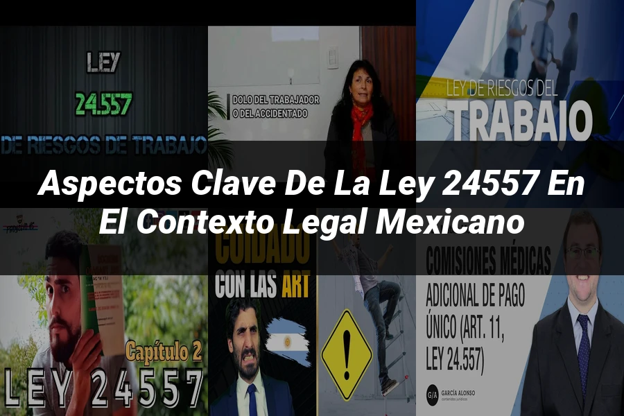 "Aspectos clave de la ley 24557 en el contexto legal mexicano"