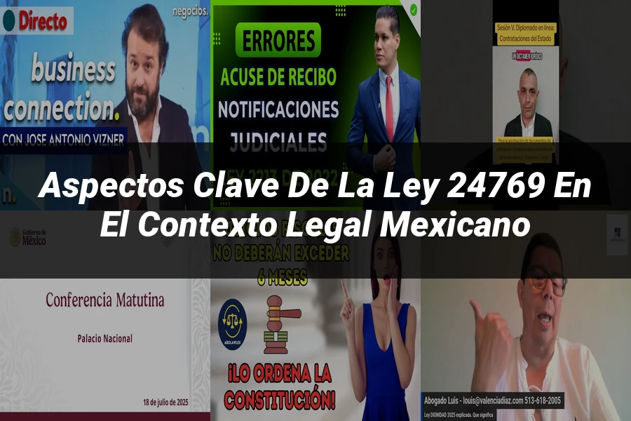 "Aspectos clave de la ley 24769 en el contexto legal mexicano"
