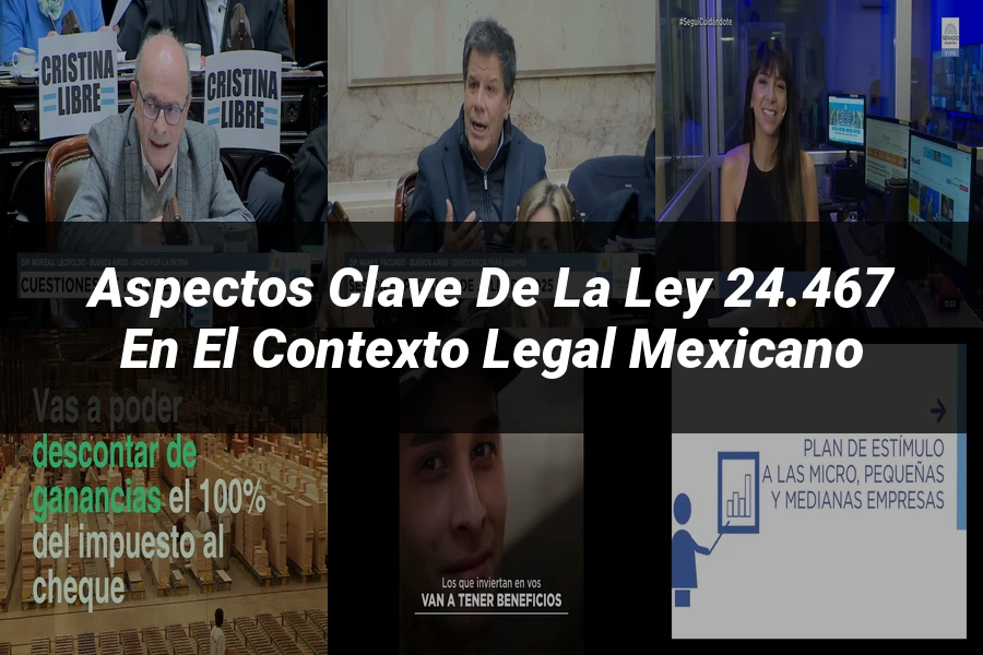 "Aspectos clave de la ley 24.467 en el contexto legal mexicano"