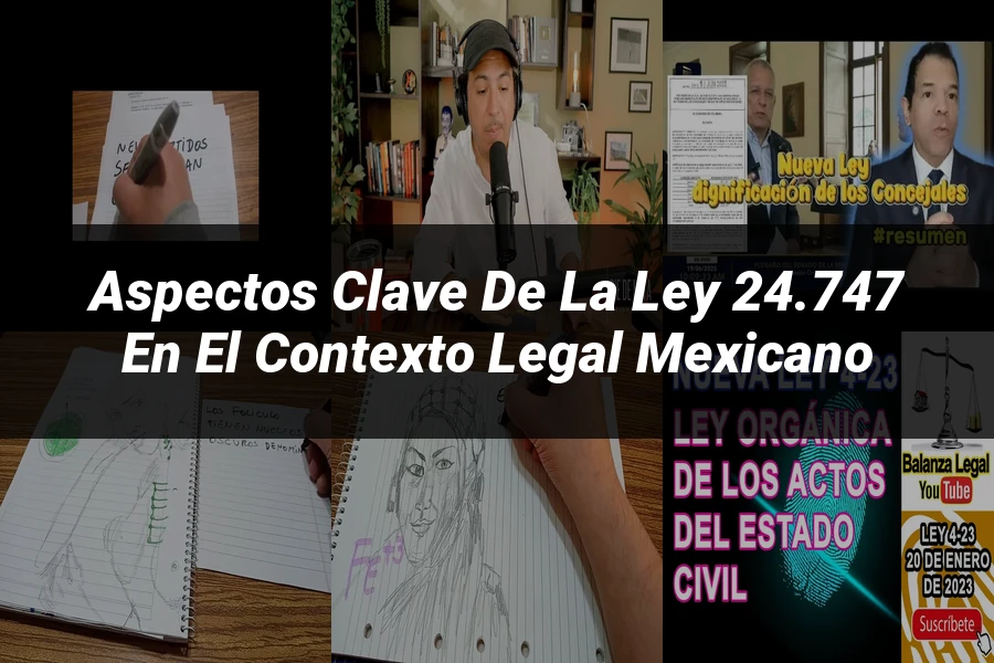 "Aspectos clave de la ley 24.747 en el contexto legal mexicano"