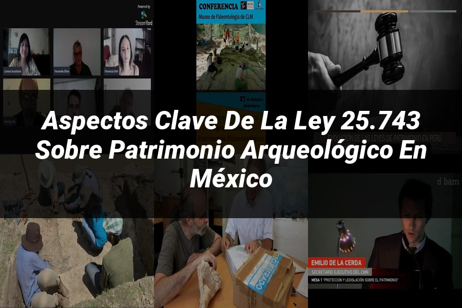 "Aspectos clave de la ley 25.743 sobre patrimonio arqueológico en México"