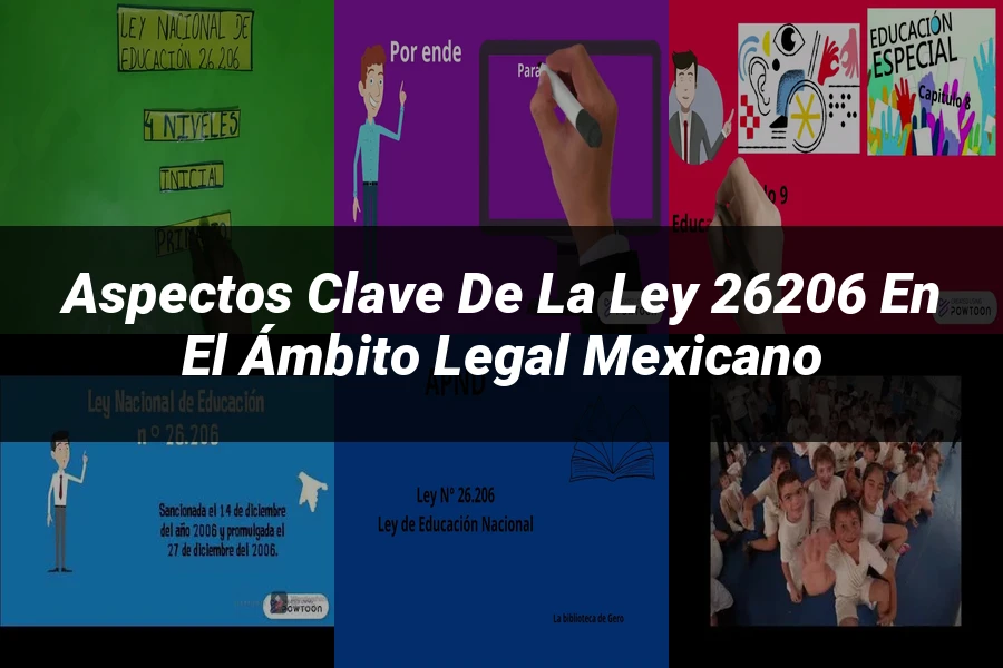 "Aspectos clave de la ley 26206 en el ámbito legal mexicano"