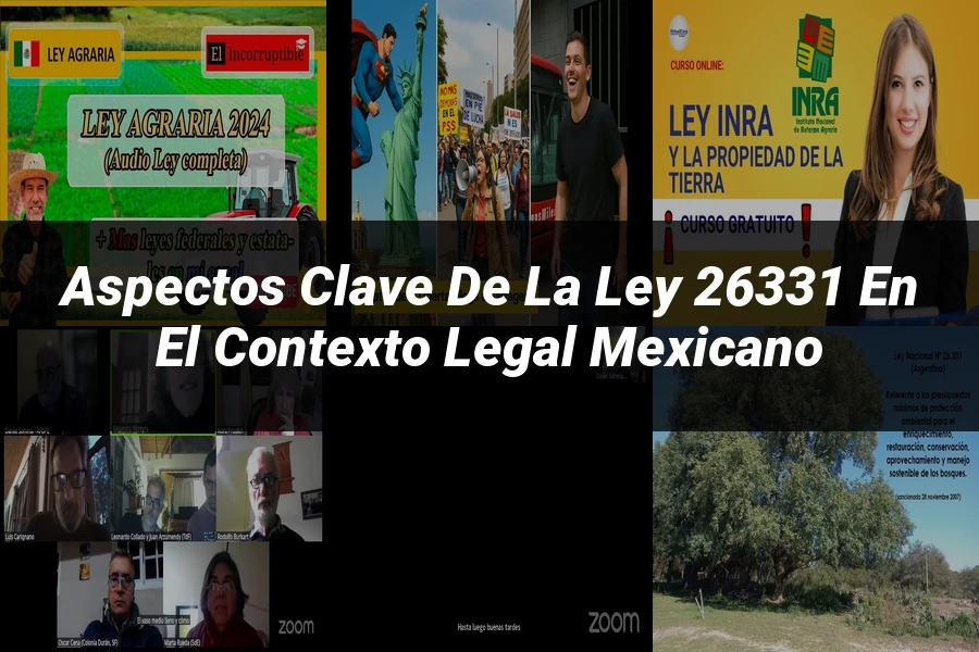"Aspectos clave de la ley 26331 en el contexto legal mexicano"