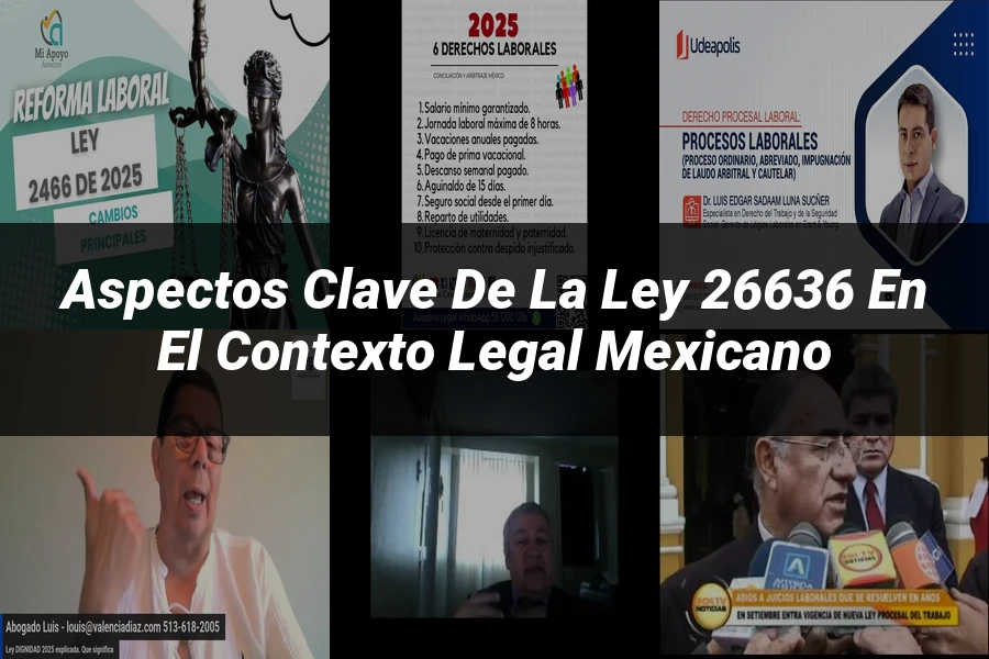 "Aspectos clave de la ley 26636 en el contexto legal mexicano"