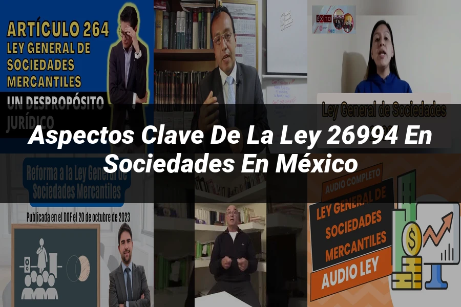 "Aspectos clave de la ley 26994 en sociedades en México"