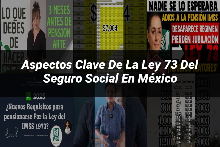 "Aspectos clave de la ley 73 del seguro social en México"