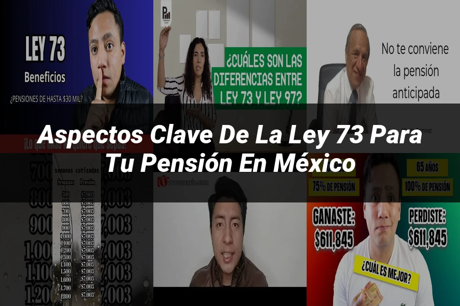 "Aspectos clave de la ley 73 para tu pensión en México"