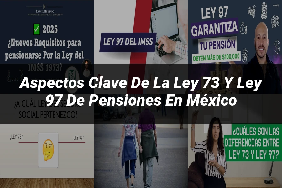 "Aspectos clave de la ley 73 y ley 97 de pensiones en México"