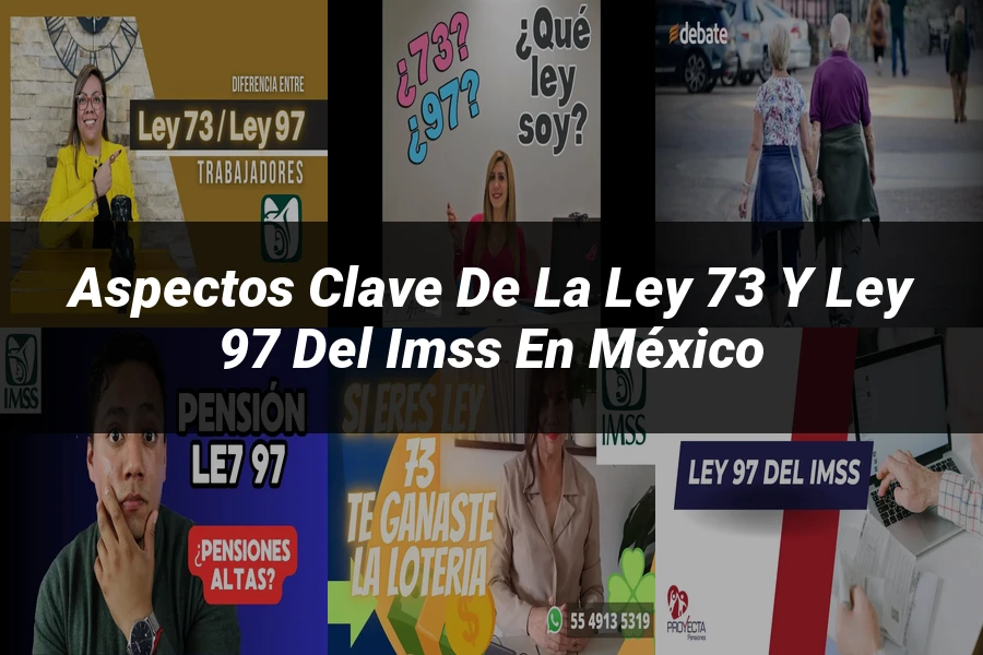 "Aspectos clave de la ley 73 y ley 97 del IMSS en México"