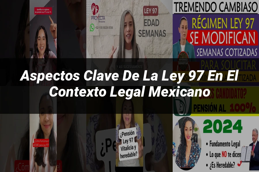 "Aspectos clave de la ley 97 en el contexto legal mexicano"