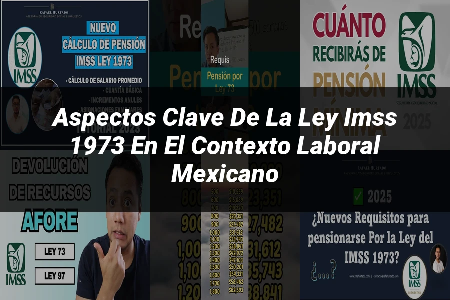 "Aspectos clave de la ley IMSS 1973 en el contexto laboral mexicano"