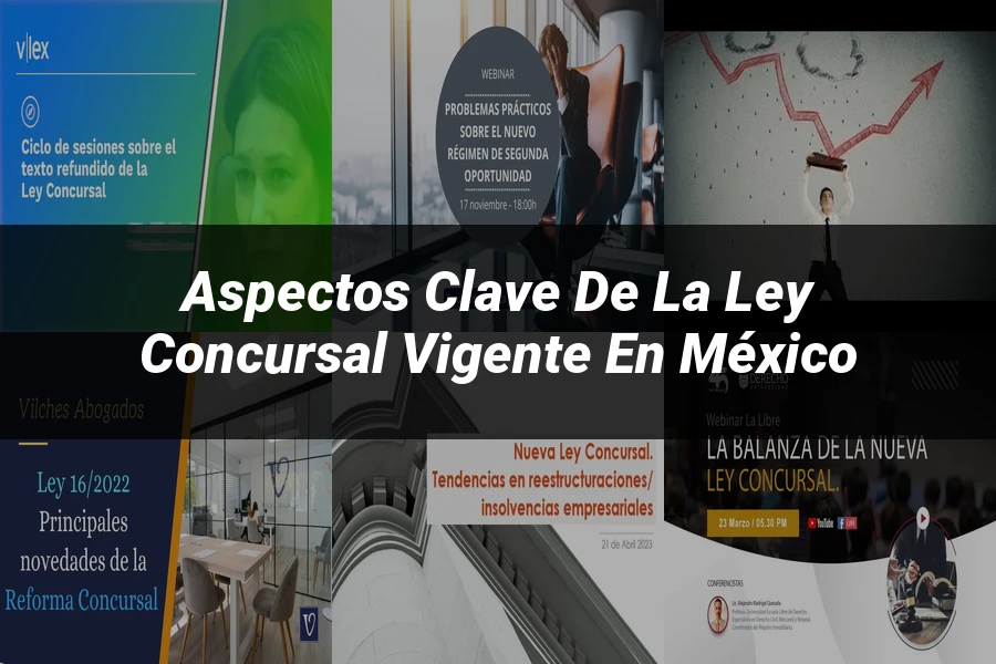 "Aspectos clave de la ley concursal vigente en México"