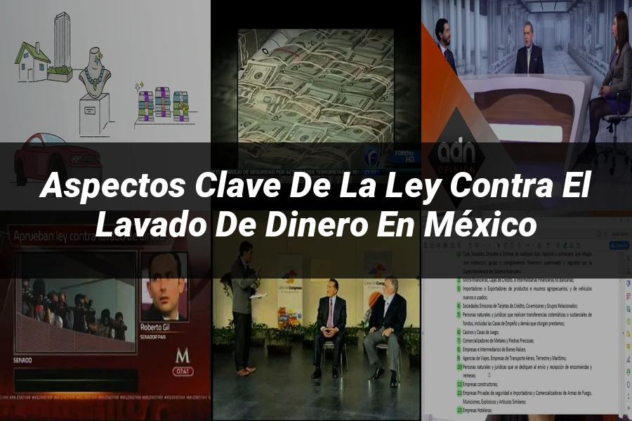 "Aspectos clave de la ley contra el lavado de dinero en México"