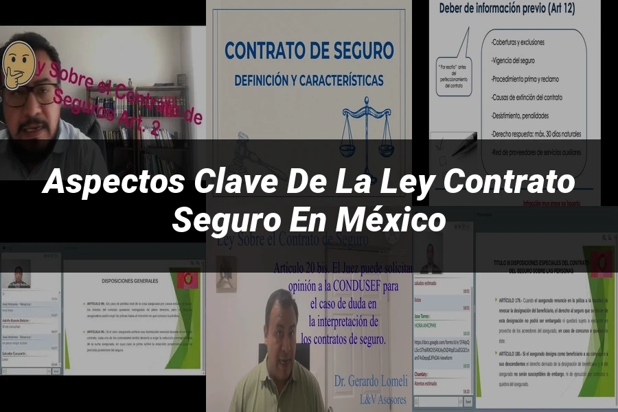 "Aspectos clave de la ley contrato seguro en México"