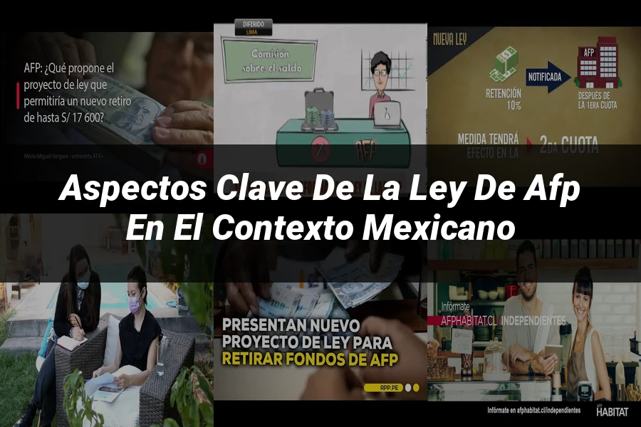 "Aspectos clave de la ley de afp en el contexto mexicano"