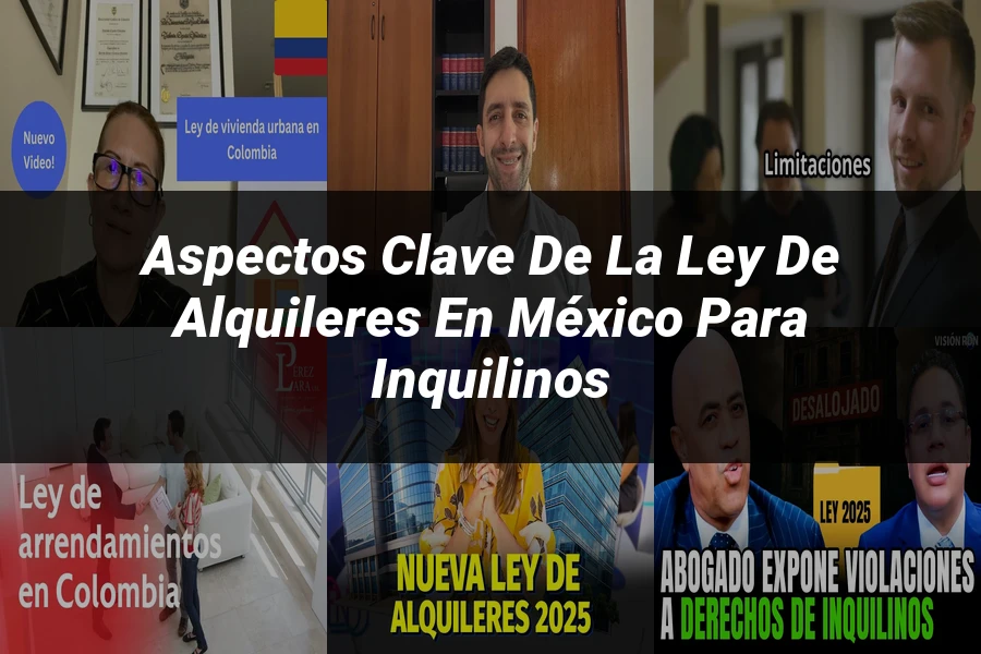 "Aspectos clave de la ley de alquileres en México para inquilinos"