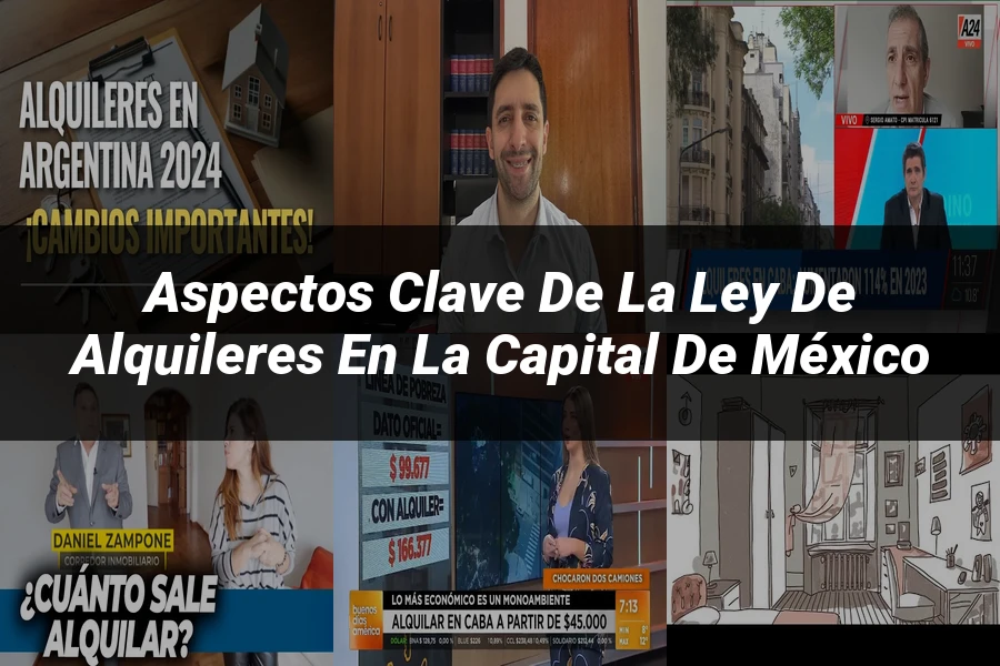 "Aspectos clave de la ley de alquileres en la capital de México"