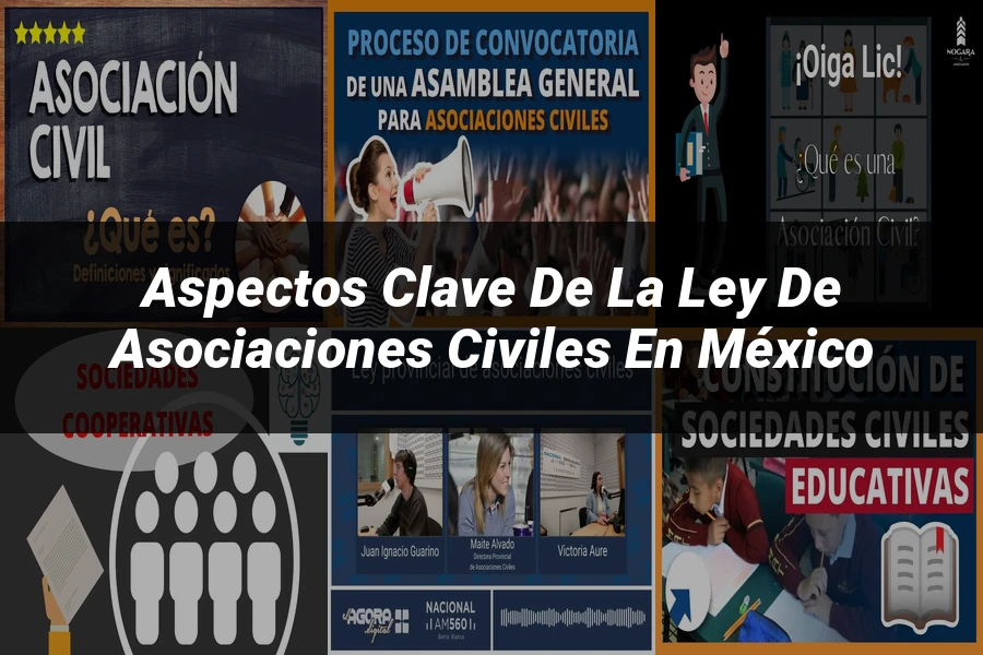 "Aspectos clave de la ley de asociaciones civiles en México"