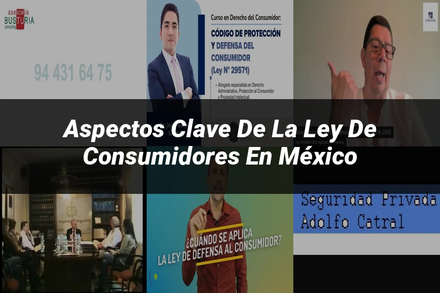 "Aspectos clave de la ley de consumidores en México"