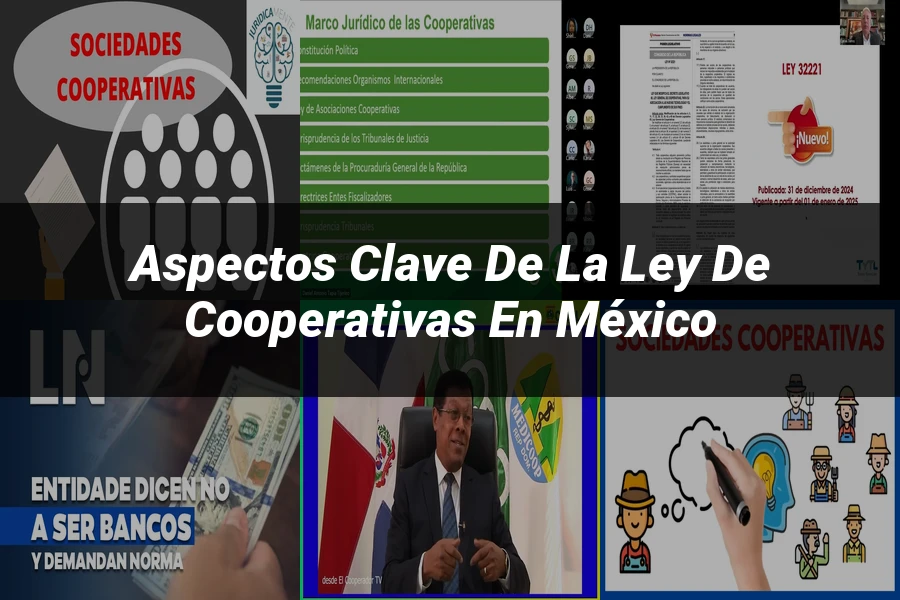 "Aspectos clave de la ley de cooperativas en México"