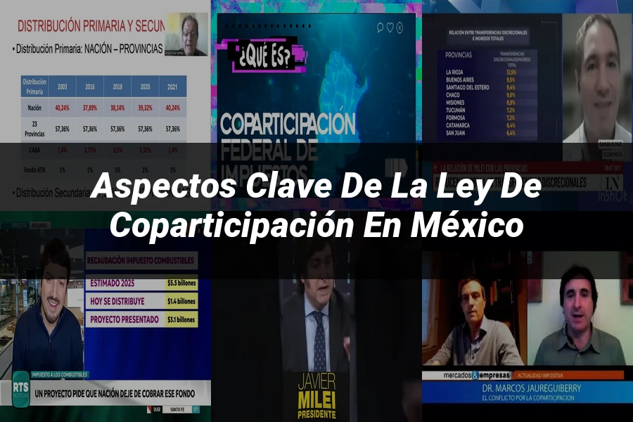 "Aspectos clave de la ley de coparticipación en México"