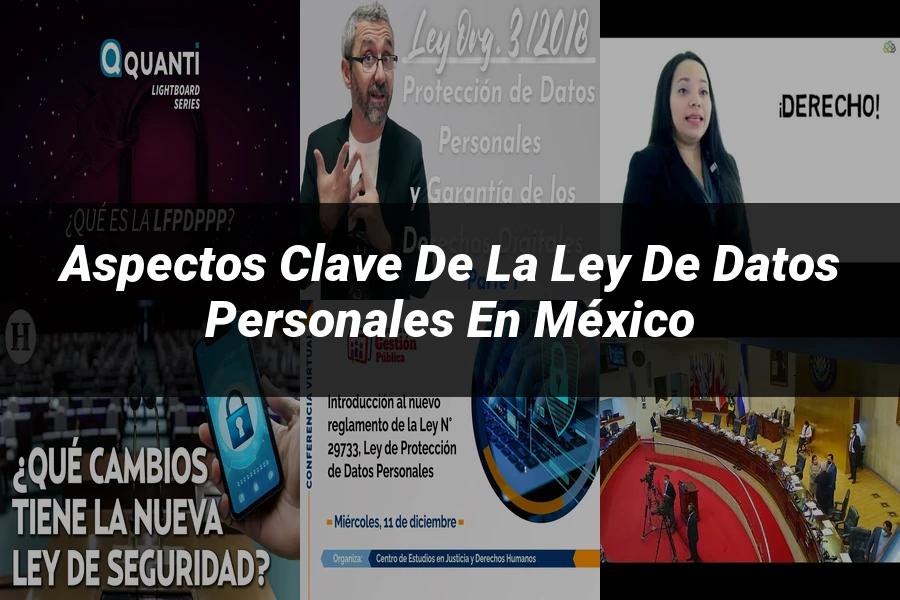 "Aspectos clave de la ley de datos personales en México"