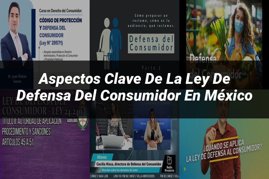 "Aspectos clave de la ley de defensa del consumidor en México"