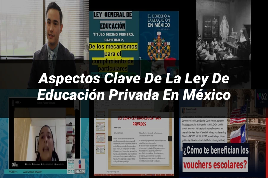 "Aspectos clave de la ley de educación privada en México"