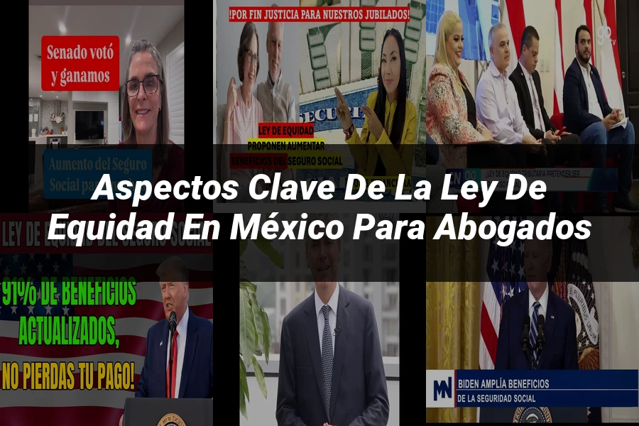 "Aspectos clave de la ley de equidad en México para abogados"