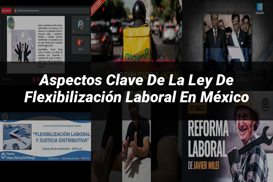"Aspectos clave de la ley de flexibilización laboral en México"