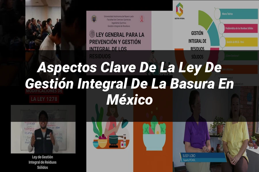 "Aspectos clave de la ley de gestión integral de la basura en México"