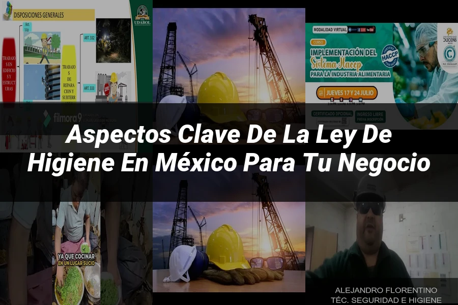"Aspectos clave de la ley de higiene en México para tu negocio"