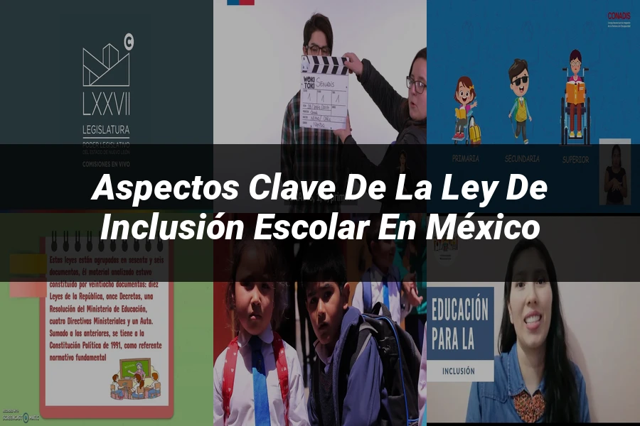 "Aspectos clave de la ley de inclusión escolar en México"
