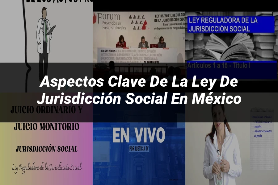 "Aspectos clave de la ley de jurisdicción social en México"
