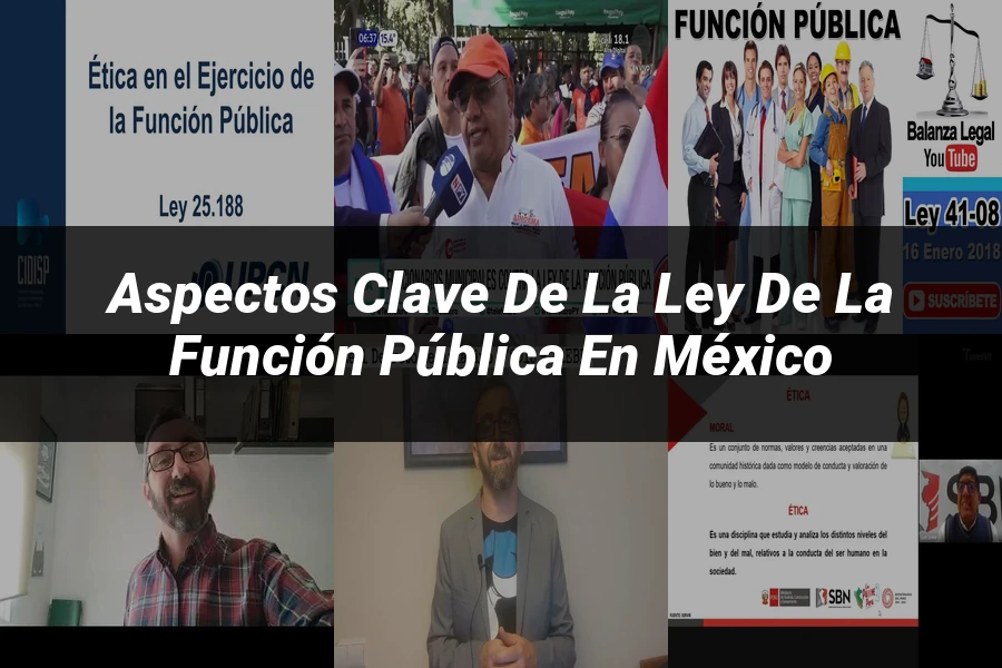 "Aspectos clave de la ley de la función pública en México"