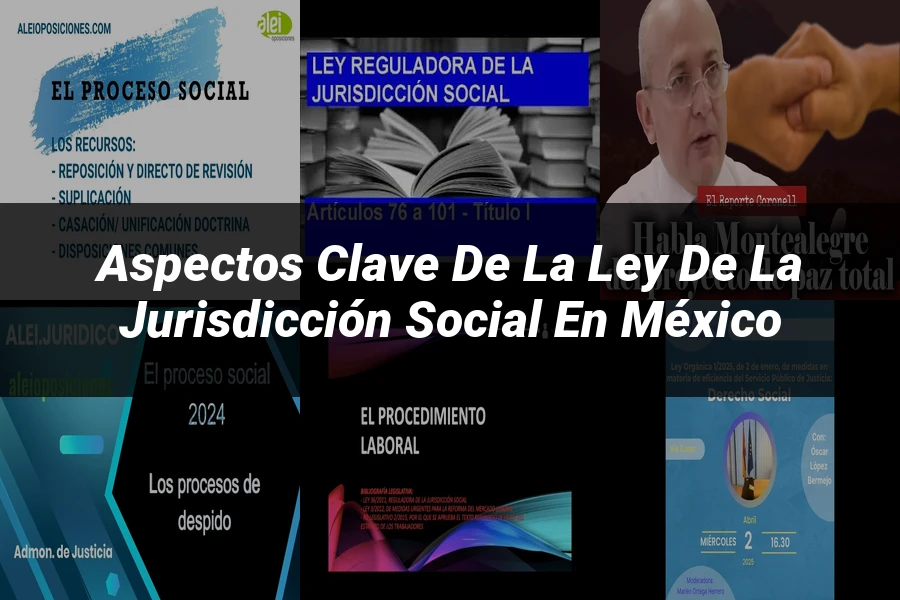 "Aspectos clave de la ley de la jurisdicción social en México"