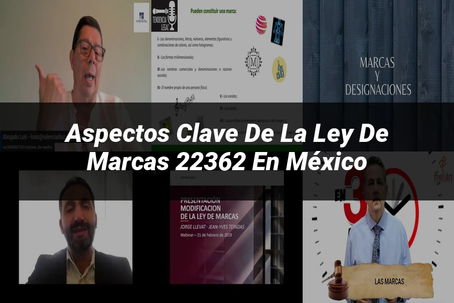 "Aspectos clave de la ley de marcas 22362 en México"
