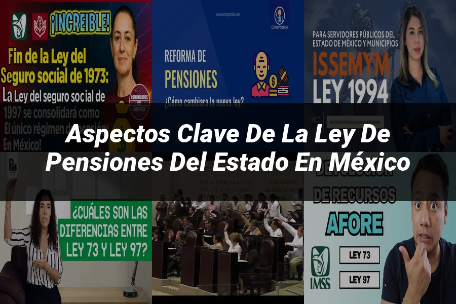 "Aspectos clave de la ley de pensiones del estado en México"