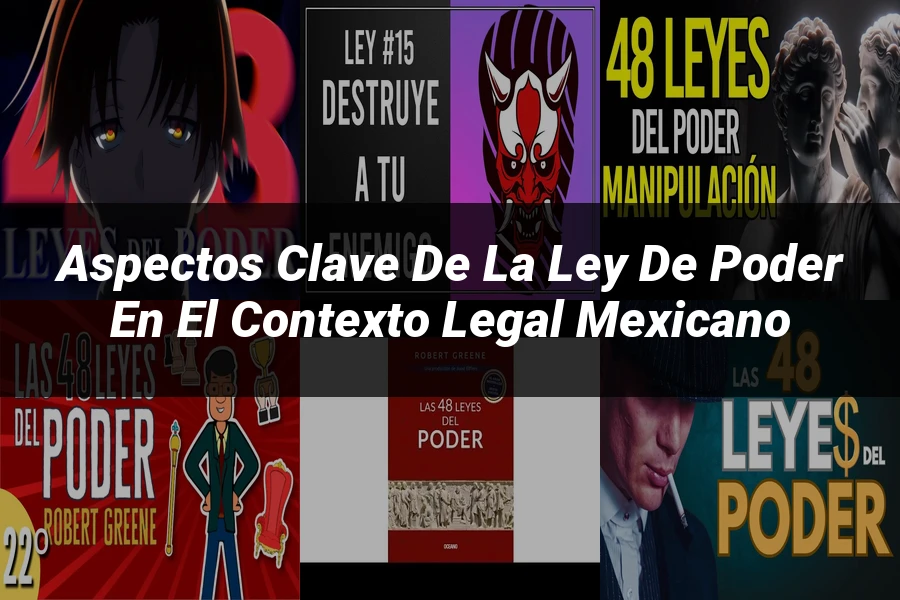 "Aspectos clave de la ley de poder en el contexto legal mexicano"