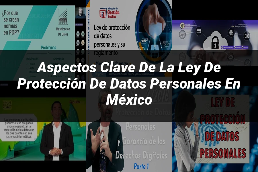 "Aspectos clave de la ley de protección de datos personales en México"