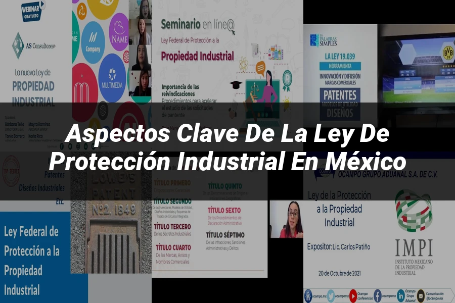 "Aspectos clave de la ley de protección industrial en México"