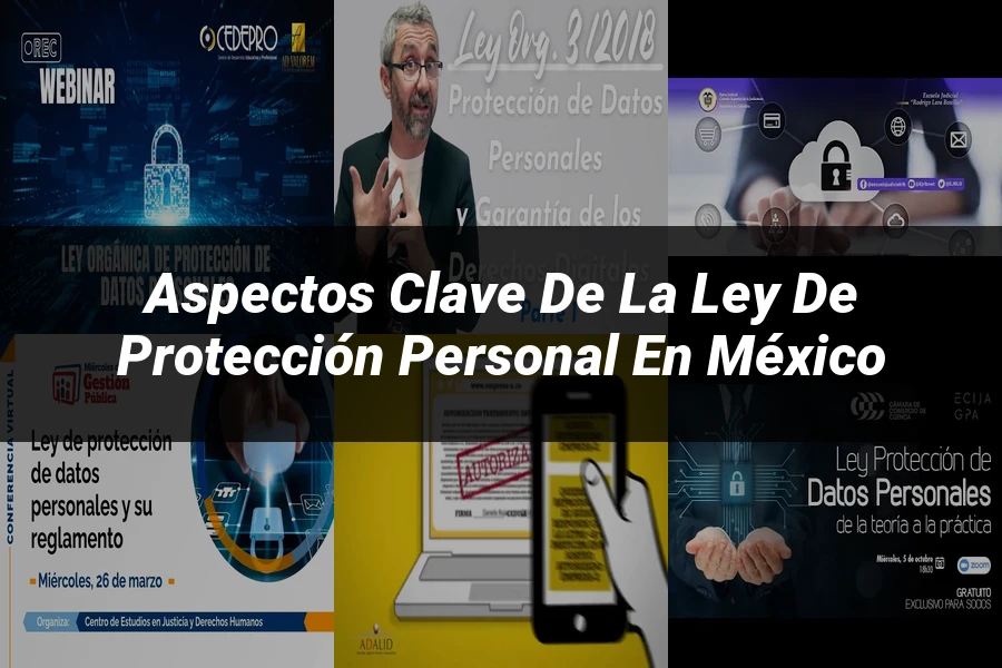 "Aspectos clave de la ley de protección personal en México"