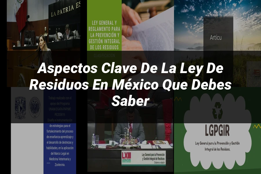"Aspectos clave de la ley de residuos en México que debes saber"