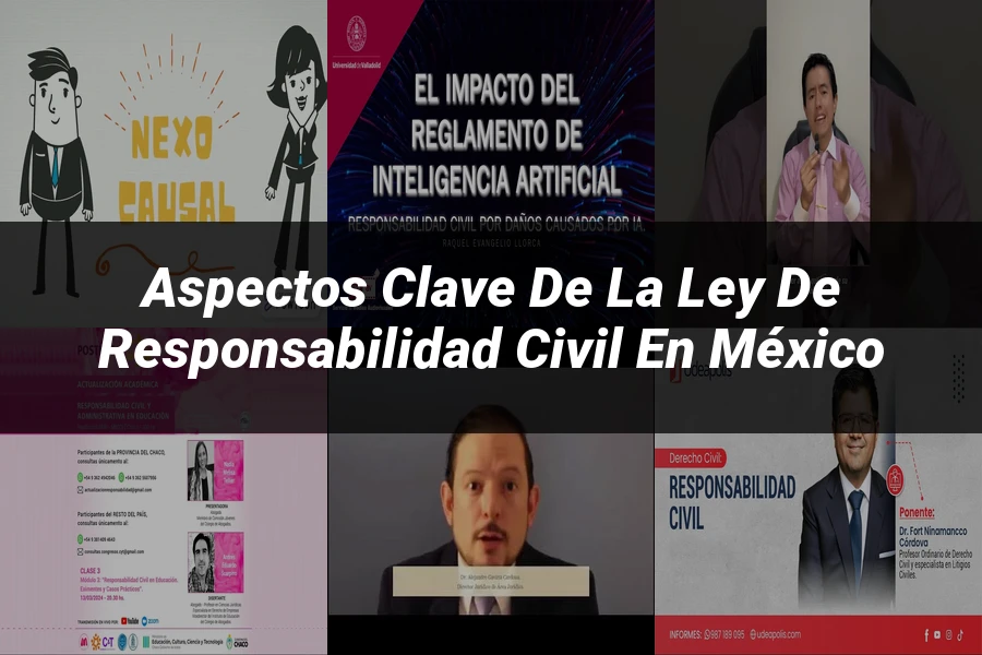 "Aspectos clave de la ley de responsabilidad civil en México"