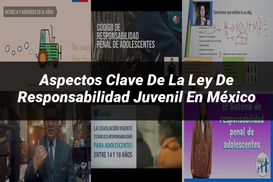 "Aspectos clave de la ley de responsabilidad juvenil en México"
