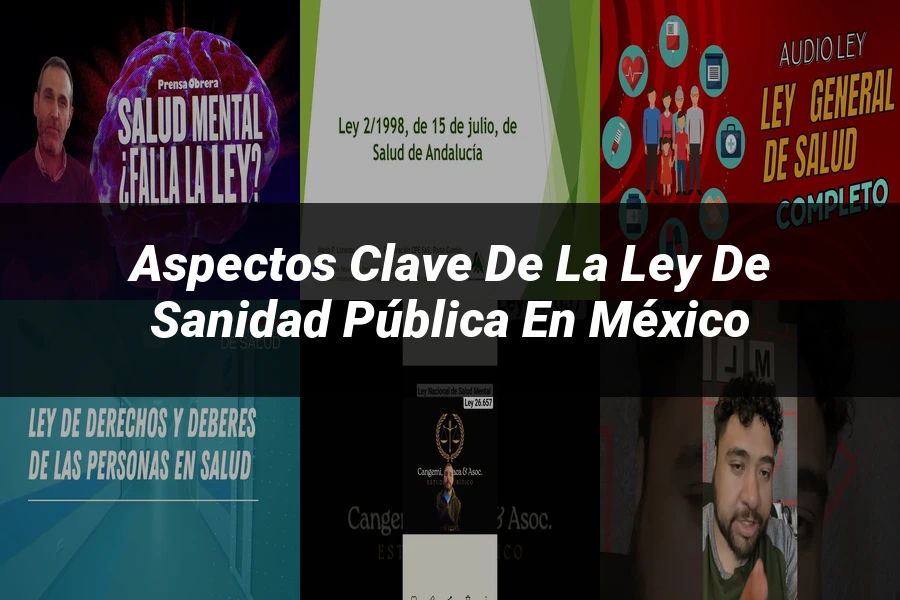 "Aspectos clave de la ley de sanidad pública en México"