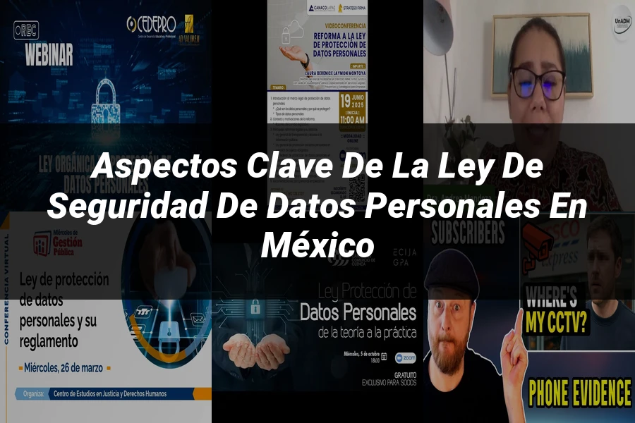 "Aspectos clave de la ley de seguridad de datos personales en México"