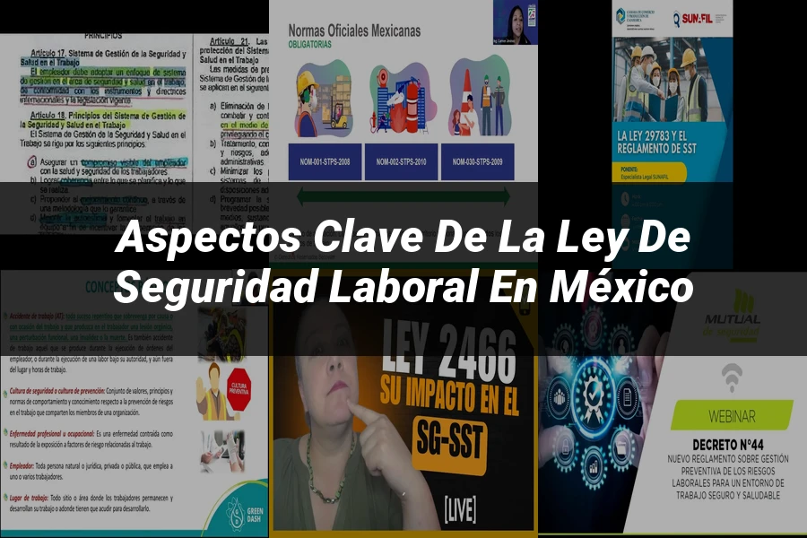 "Aspectos clave de la ley de seguridad laboral en México"