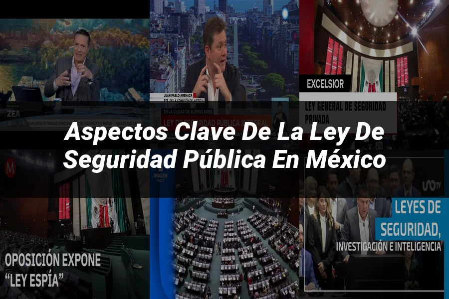 "Aspectos clave de la ley de seguridad pública en México"